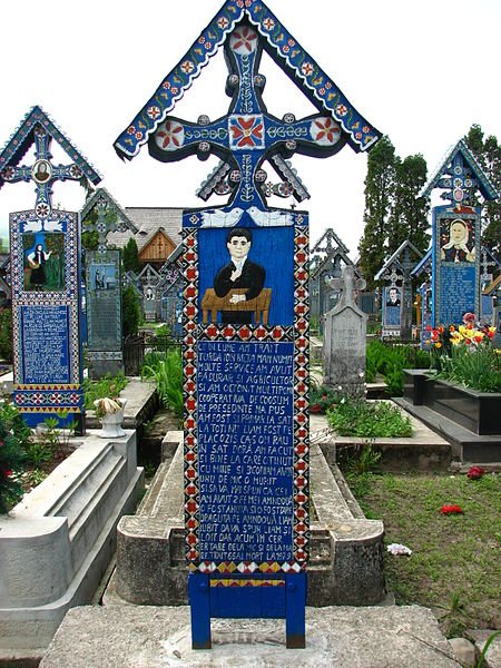 Cimitirul_Vesel_-_Săpânța_-_detalii